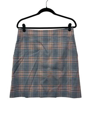 Akris Punto Plaid Wool Skirt